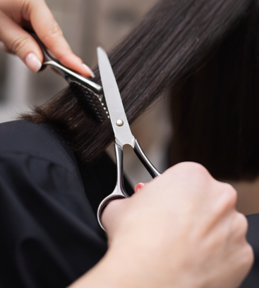 Corte y peinado profesional